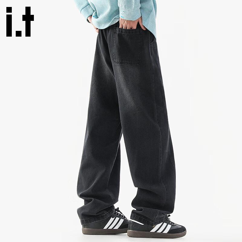 

Мужские джинсы Fingercroxxit в стиле ретро с изогнутыми штанинами 4XL