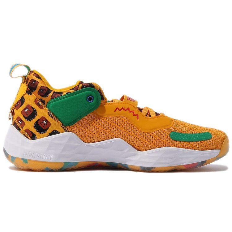 LEGO X Adidas D.O.N. Issue #3 GCA Minifig Men Sneakers Yellow Core-Black Green GV7276