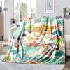 Custom Name Animals Theme Printed Blanket - Perfect for Couch, Bed, Travel & Outdoor Use | Machine Washable, Cozy & Durable.