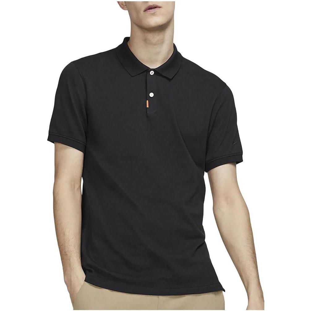 Nike Polo Shirts Men's Black Polo Collar Moderate Other BV0481-010