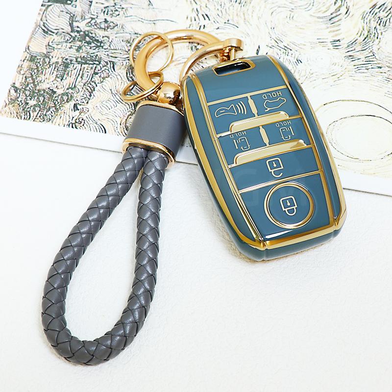 5 6 Button Remote Holder For Kia Sedona Grand Carnival Sorento Shell Fob Control Tpu Car Key Cover Key Case Protection Skin