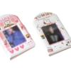 Kreatives Niedliches Kartenalbum PVC Kleiner Bär Idol Karten Sammelbuch mit 16 Innenseiten 3 Zoll Mini Sammelkartenalbum