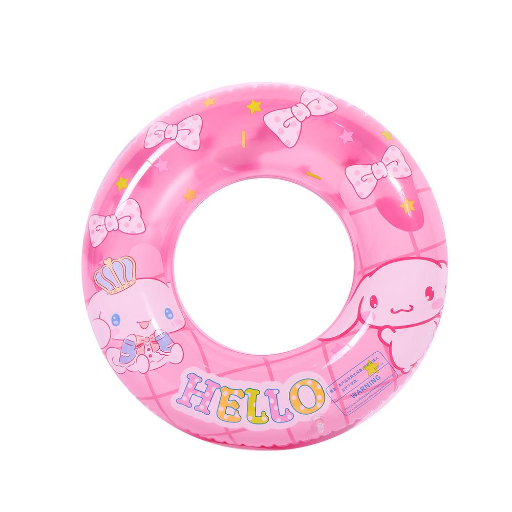 Cartoon Anti-Rollover Thickened PVC Underarm Swimming Ring for Kids - Eco-Friendly and Safe Lifebuoy