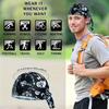 Bandana Teschio Estivo Traspirante Protezione Solare Asciugatura Rapida Foulard da Escursionismo Uomo Donna Rinfrescante Sottocasco da Ciclismo Fascia