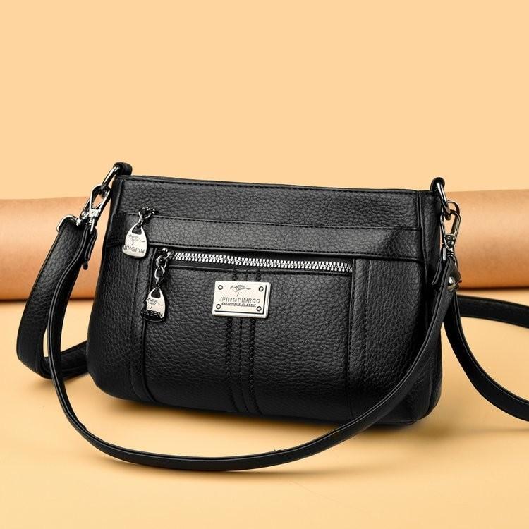 Fashion Versatile Shoulder Bag Large-capacity Textured Small Square Bag New Retro Textured Messenger Bag