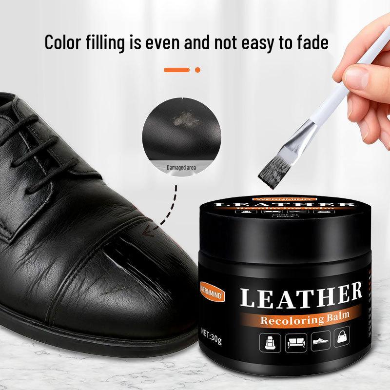 30g All-English Leather Color Restorer Cream for Sofas, Bags, Shoes, and Goods.