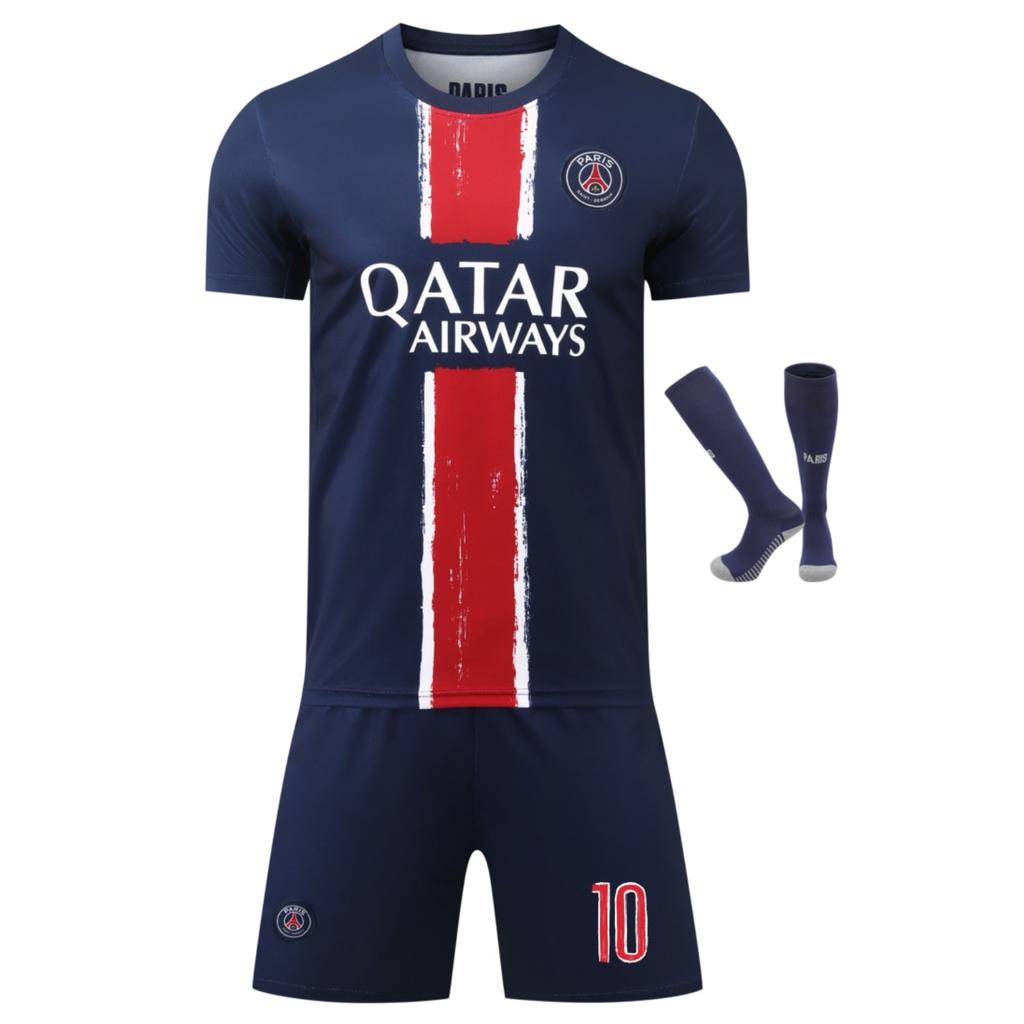 Abbigliamento Sportivo Bambini Parigi Dembele Maglia da Calcio YSHT 140-150 cm Poliestere Blu
