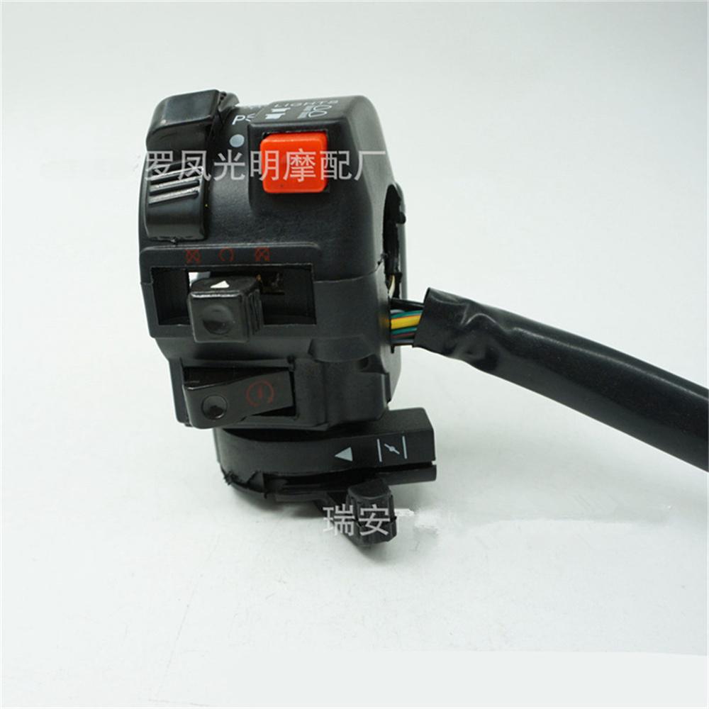 22mm Universal Motorcycle ATV 10Pin 5 Functions  handlebar Start Stop Headlight Hi/Low Throttle Switch