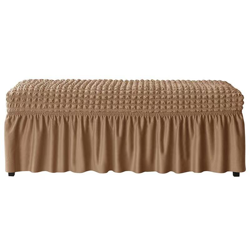 Simple Thickened Chair Cover Bubble Lattice Footrest Cover Cover Rectangle Elastic Skirt Cover