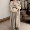 New Long Sweater Jacket Women's Lazy Wind Loose Thick Temperament Casual Solid Color Knitted Coat