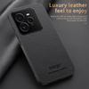 Car Magnetic Cover for Realme GT 7 Pro Luxury Leather Matte Soft Frame Protective Back Case for OPPO Realme GT7 Pro GT7Pro Capa
