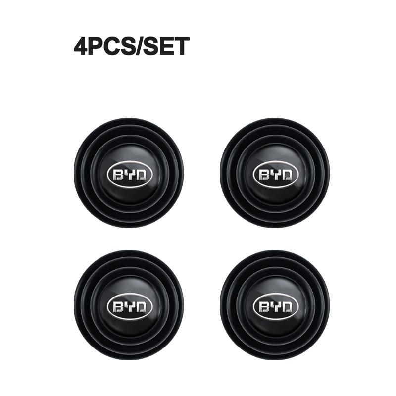 4Pcs Car Door Anti-shock Pad Anti-noise Buffer Gasket Auto Interior For BYD Qing E6 Tang Plus Song Max Yuan I3 S7 G3 M6 Ea1 Dmi