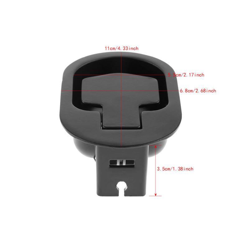 Aluminum Alloy Sofa Handle Recliner Chair Sofa Couch Settee Release Lever Handle Black Cabinet Pulls Funiture Accessory