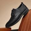 Leather Men'S Leather Shoes Dress Shoes Black Lace-Up Men'S Shoes Four Seasons Shoes Business Dress Shoes Men'S 86552-7