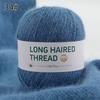 Filato di Pile di Visono a Pelo Lungo 50G Cappello Sciarpa Giacca Lavorati a Mano Moda Autunno Inverno Filato