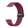 Silicone Strap For Huawei Watch Fit 3 Sport Hollow Breathable Band Magnetic Buckle Wristband For Huawei Fit 3 Fit3 Bracelet Belt