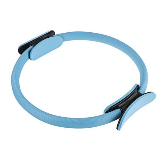Women Pilates Ring with Non-slip Grip Handles Leg Toning Inner Thigh Pelvic Floor Exercise Yoga Circle Home Gym Fitness Equipment