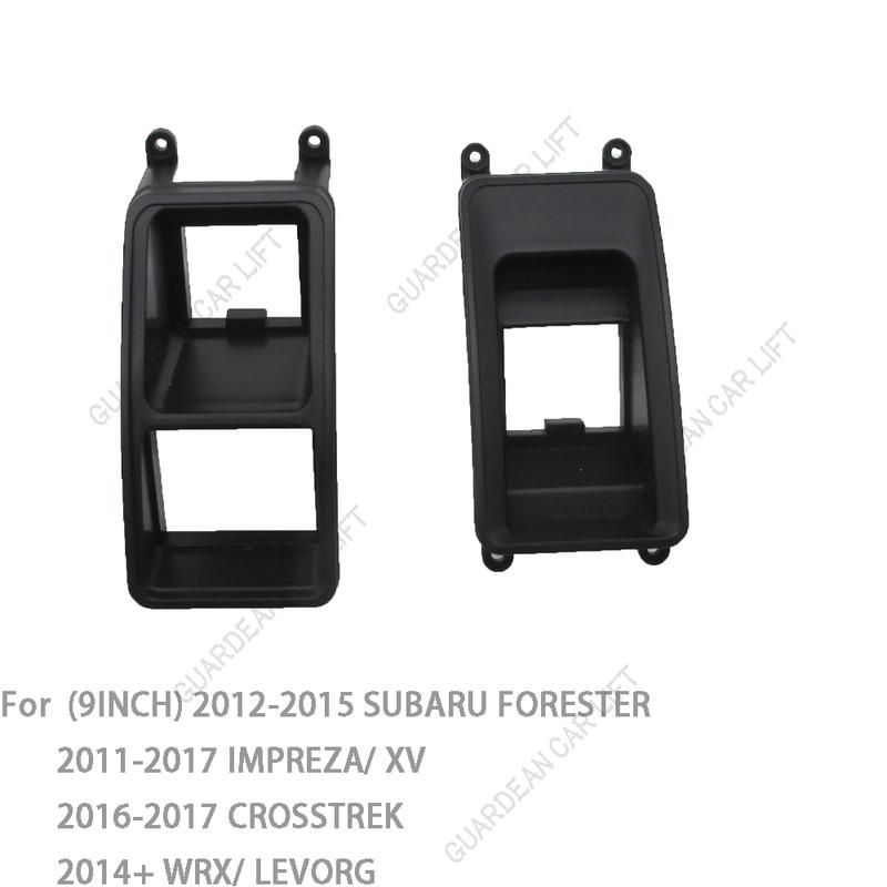 Für SUBARU FORESTER IMPREZA XV CROSSTREK WRX LEVORG 2013+ Stereo-DVD-Player Panel Armaturenbrett-Einbausatz Rahmen 9 Zoll Radioblende passend