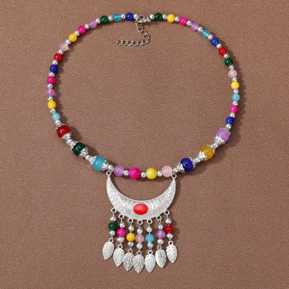 Vintage Tibetan Jewelry Bohemia Headwear Photo Prop Ethnic Tassel Hair Accessory Long Chain Red Stone Hairdress Accessory Girls