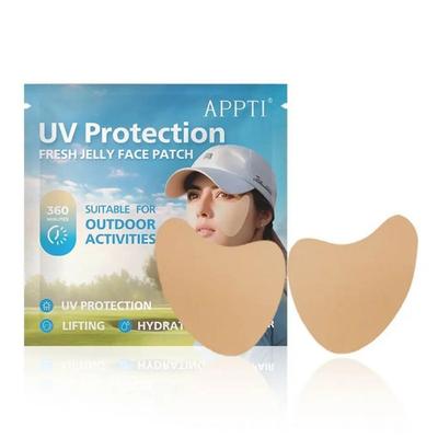 Náplast na ochranu proti UV záření, náplast proti slunci, golfová náplast, náplast proti pihám pro venkovní aktivity s ochranou proti UV záření, 5 párů, 1 kus, 5 sad