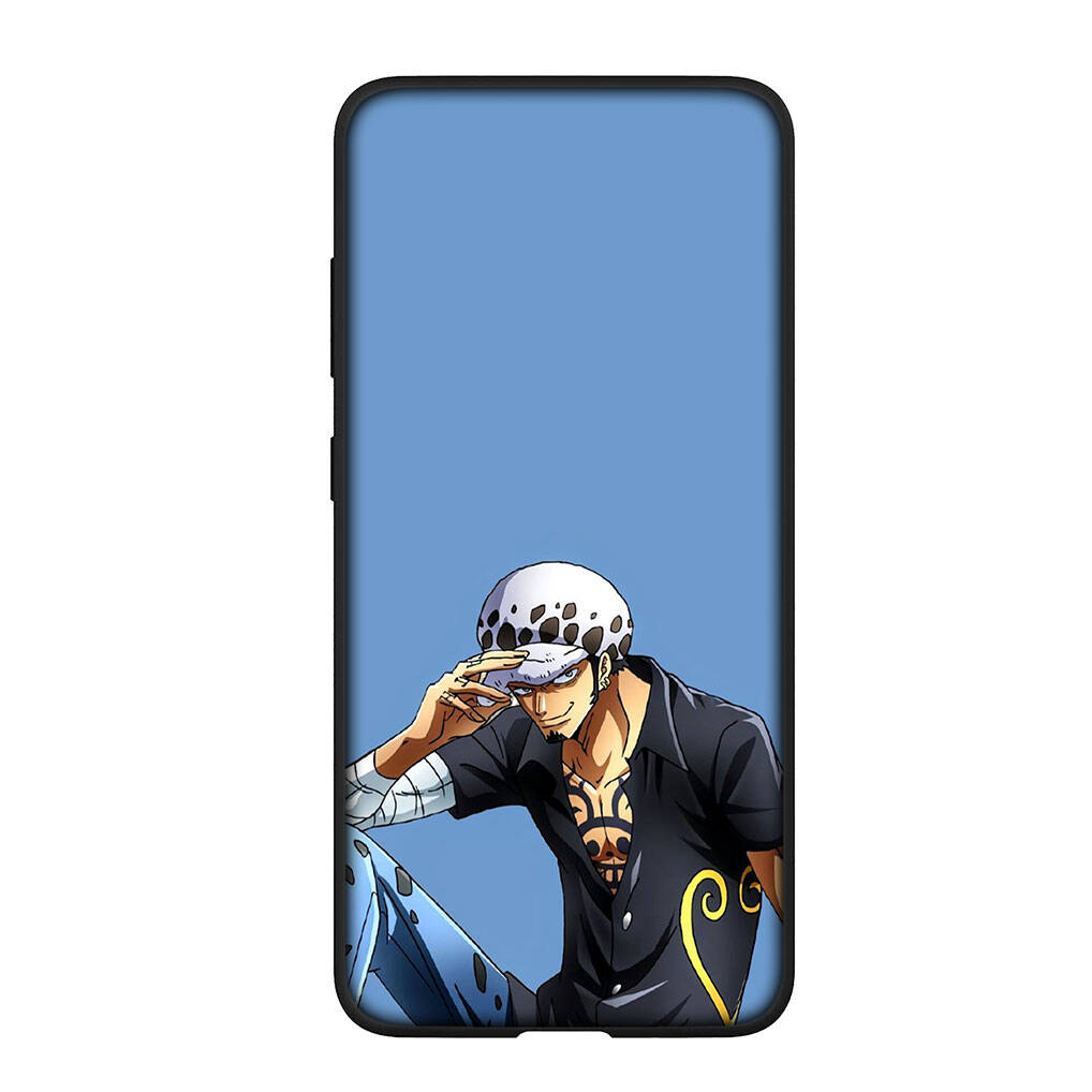 For Samsung Galaxy S25 S24 S23 iPhone 17 16 15 Xiaomi Redmi Note 14 13 12 Plus Pro Max XR Phone Case Luffy One Piece Trafalgar Law OPPO Huawei Cover