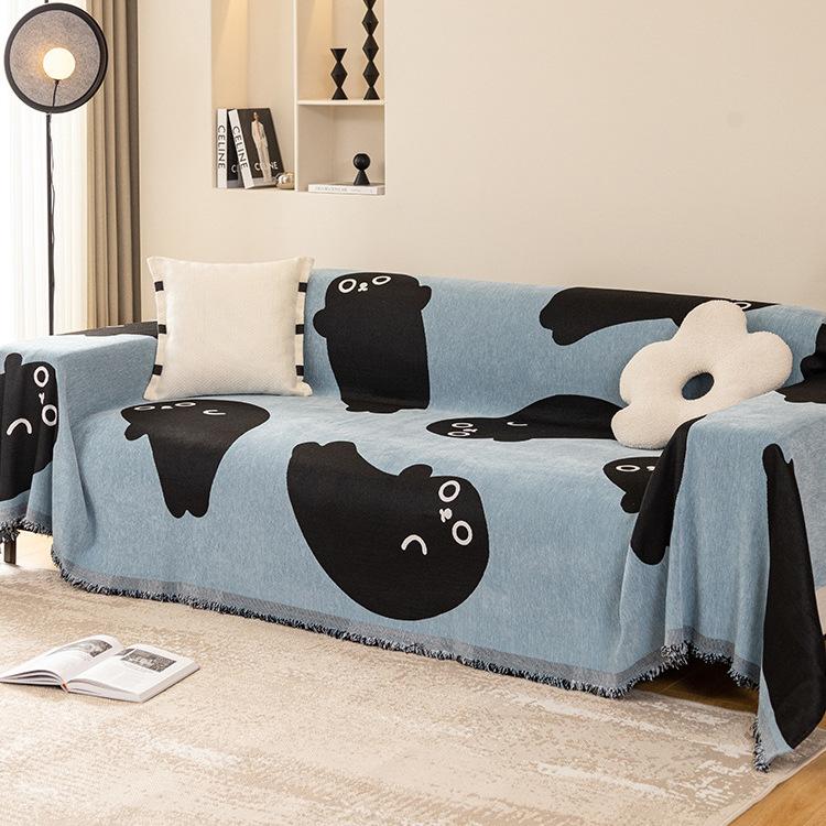 

Чехол для дивана с милым рисунком, устойчивый к царапинам, универсальный чехол для дивана Four Seasons, все включено, универсальный чехол для седла дивана 180*130cm