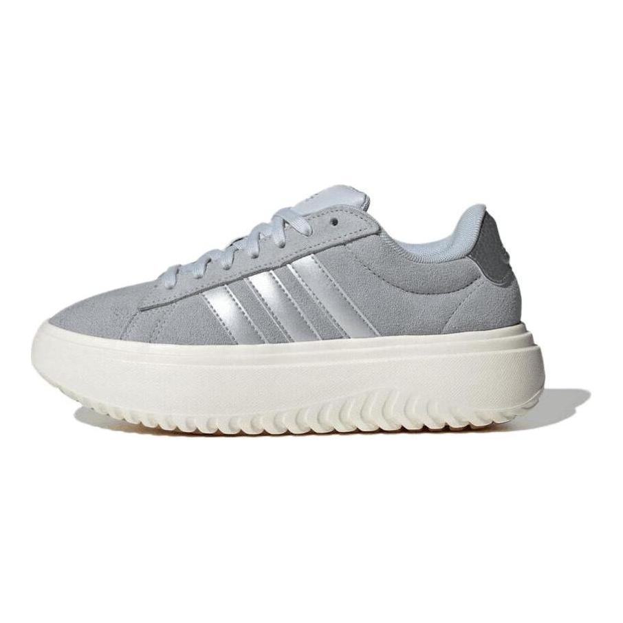 adidas GRAND COURT PLATFORM Low Top Casual Shoes Women's Gray IH9102