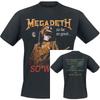 Y2k Summer Megadeth Graphic Cotton Band Tshirt Unisex Summer Short Sleeve Fashion Brand Tee Luxury Casual Vintage Tees