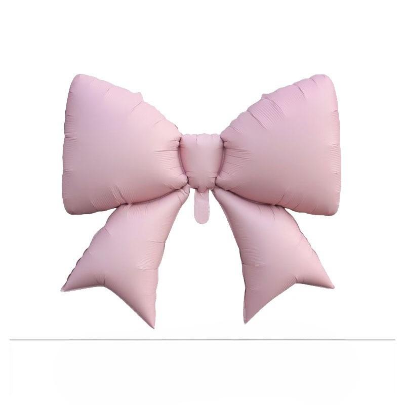 Bow Aluminum Film Balloon Photo Prop, Girl Birthday Party Scene Decoration Prop Balloon