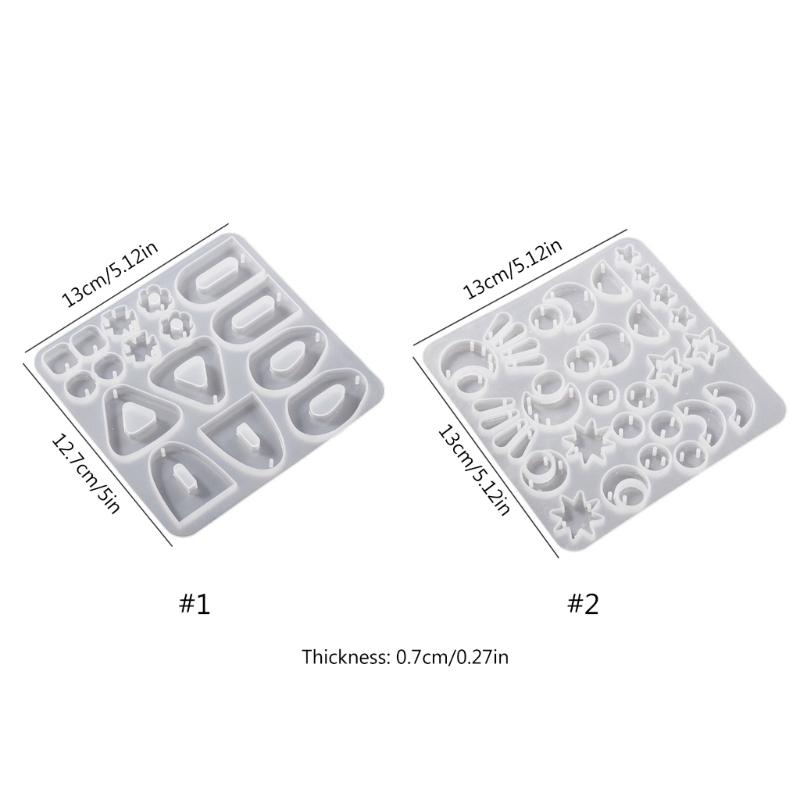 Mehrzweck-Ohrringe, Harzformen, Anhänger, Ohrtropfen, Silikonformen für selbstgemachte Epoxidharz-Ornamente, Freunde, Liebhaber, Geschenke