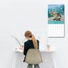 Sea Animals Wall Calendar | Sea Life Calendar | 12" x 24" Open | Giftable Calendar 2026 | Thick & Sturdy Paper for Organizing & Planning | Pacific