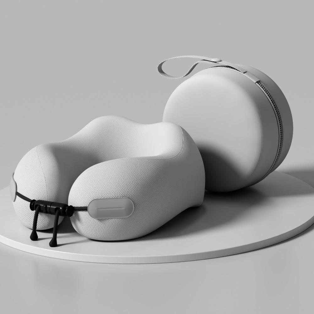 Luxury Travel Neck Pillow Memory Foam Ergonomic Design for Airplane Train Car Support Portable Sleeping Pillow