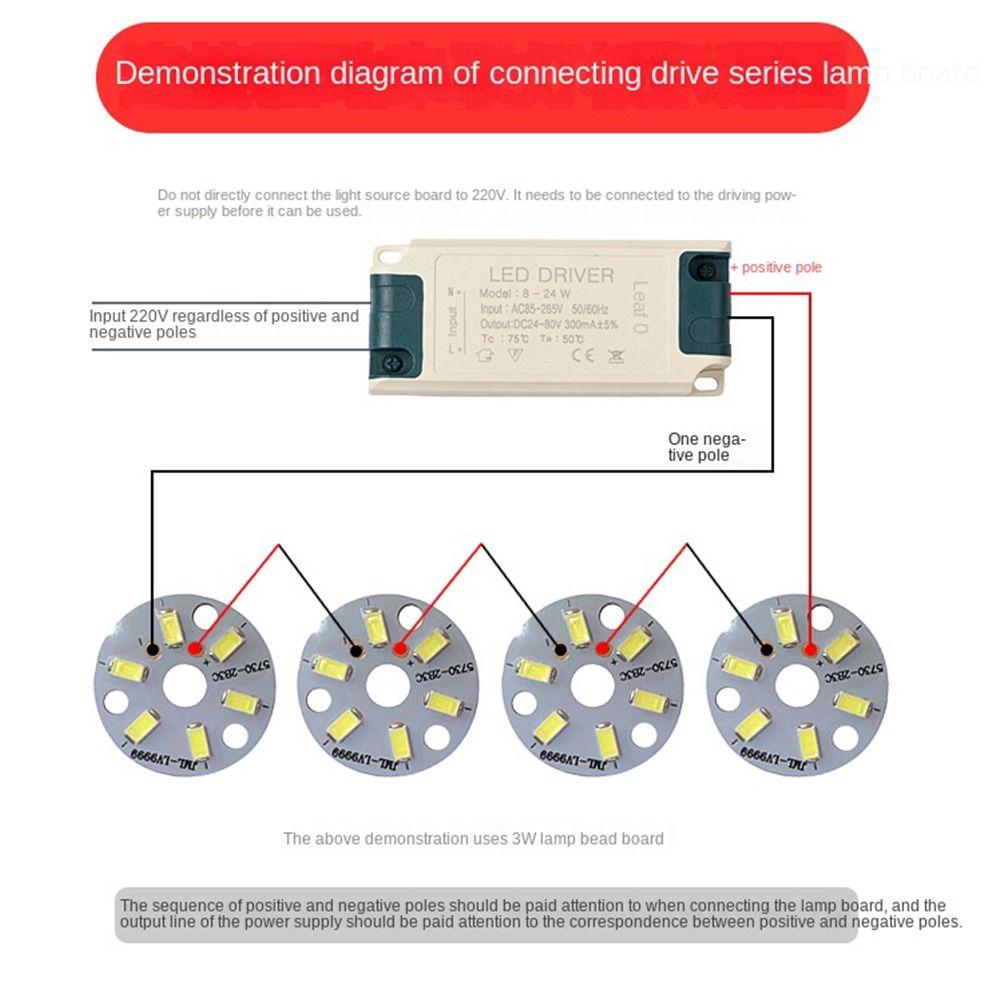 7W 9W 12W 15W 18W Patch Lampenplatte Rund Glühbirnen Chip LED Chip LED Downlight Chip Licht Chip Lampe Perle