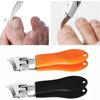 Slanted Nail Clippers with Wide Jaw & Anti-Splash Design – Compatible with Sharp Stainless Steel Nail Clippers