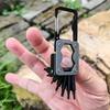 Compacts Screwdriver Portable Screwdriver Set Multi-function Folding Tool Measuring Device  Camping