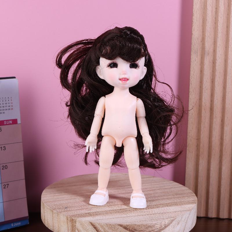 

1 Набор 3D Симуляционные Глаза 13 Шарниров Мультивыражение Маленькая Кукла Милая 16 см 1/8 Голая Кукла Игрушка для Девочки Детский Подарок