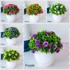 1pc Simulated Plants Flowers Potted Landscapes Garden Celebration Home Decor Outdoor Photography Props Flower Creative Ornaments