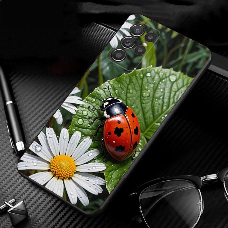 Phone Case For Samsung Galaxy S26 S25 S24 S23 S22 S21 Ultra S24 S23 S22 S21 S25 Plus S24 FE Ladybug