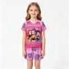 Cute Kpop Print Kids Homewear Set 2Pcs Short Sleeve Nightwear Sleepwear Pajamas for Children 3-14Y Pijamas Girls Birthday Gift