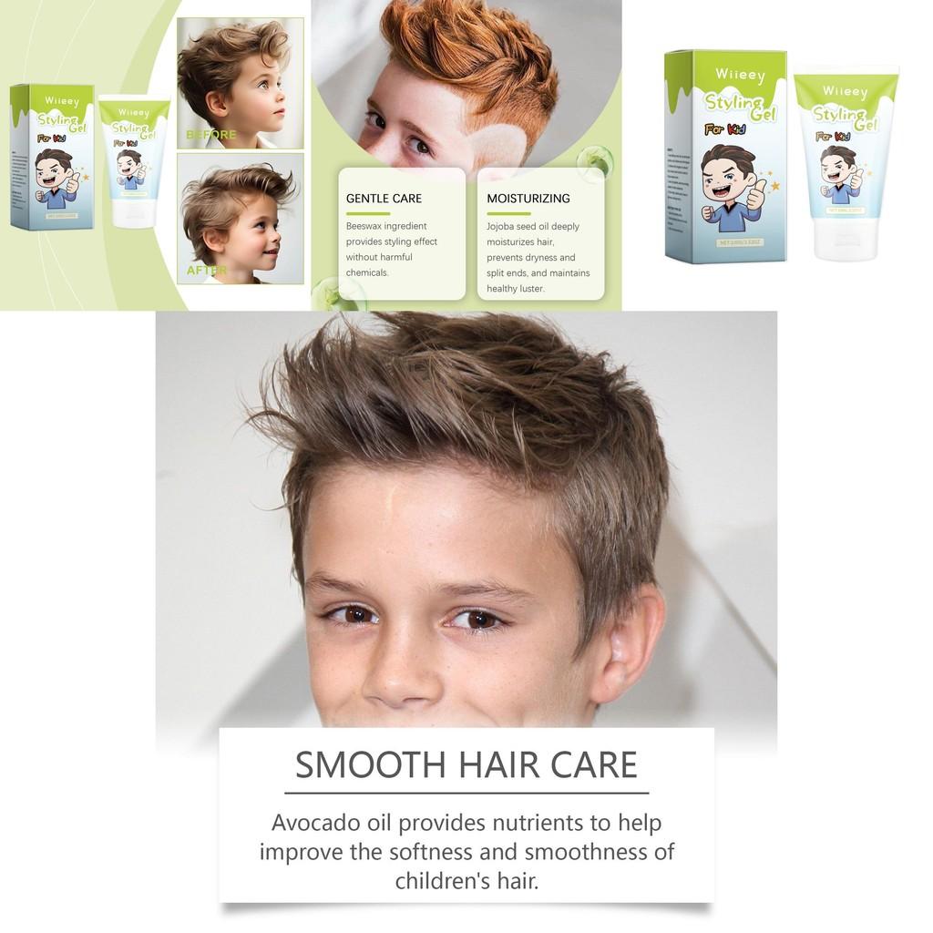 Wiieey Kinderhaargel Innovative Formel Für Einfaches Styling Und Frizz-Kontrolle 100g