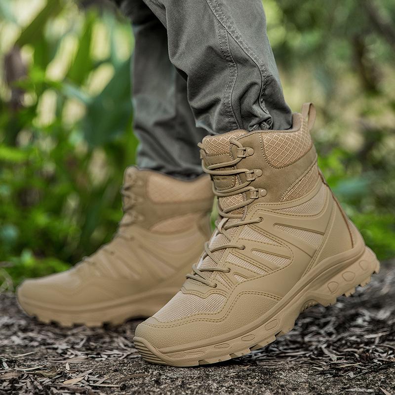 2025 Plus Size Men's Outdoor Tactical Off-road Running Combat Boots