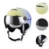 Ski Helmet with Goggles Portable Skiing Accessories Winter Sport Skateboard for
