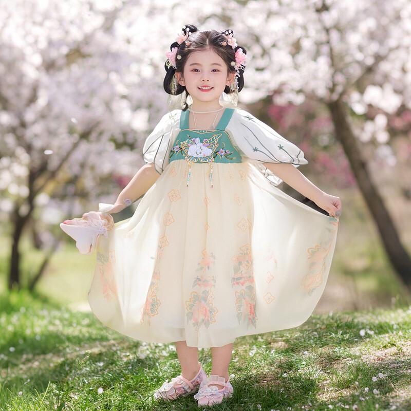 Kids  Summer Hanfu Dress 90