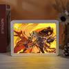 Anime Led Light Box 3D Paper Carving Lamp Anime Paper Cut Shadow Light Box Decorative Lights Lamp For Children'S Room Decor Gift