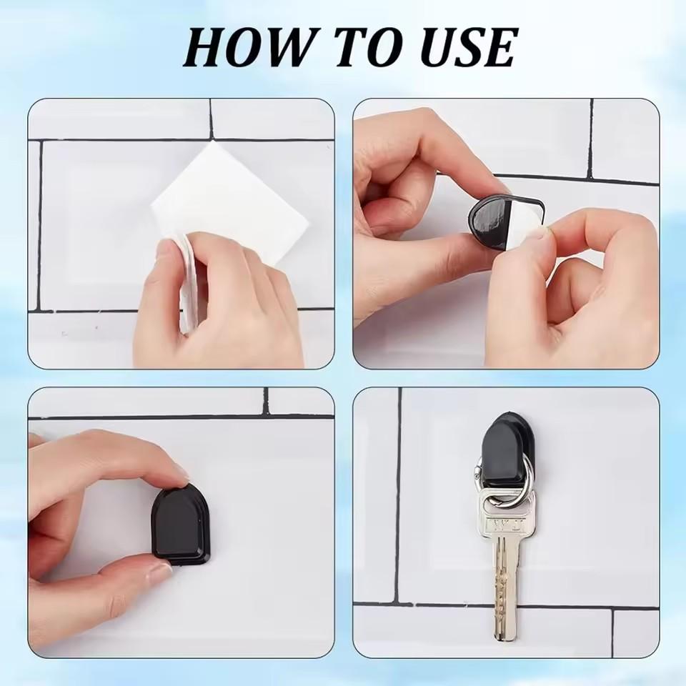 Mini Car Hooks Interior Storage Holder for USB Cable Headphone Key Self-Adhive Dashboard Wall Hanging Hook Auto Accessories