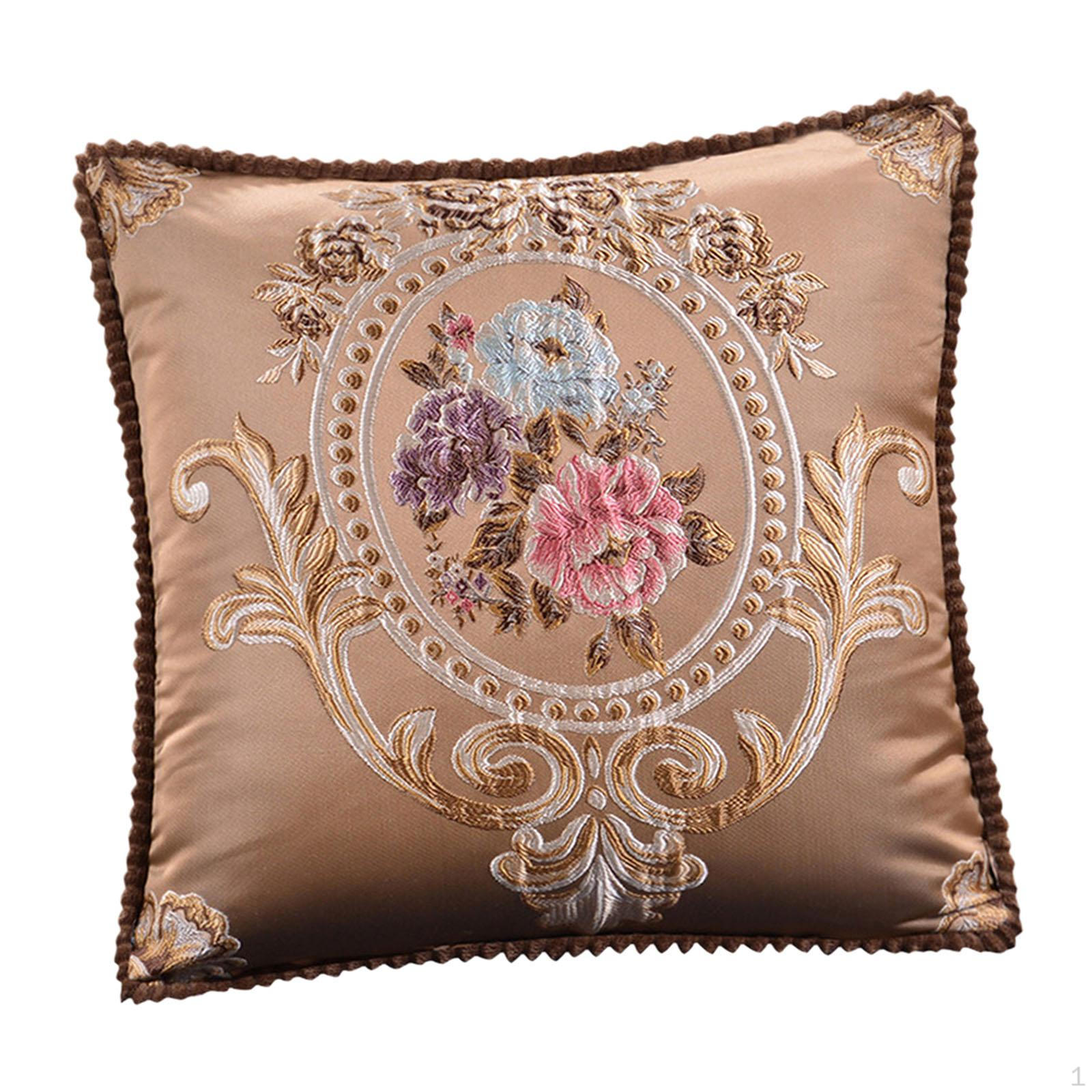 

Европейский декоративный чехол для подушки, квадратный чехол для подушки, цветочный дизайн для спальни, автомобиля Style B