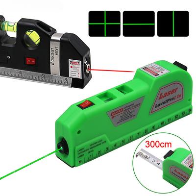 4 w 1 Laserowa miarka taśmowa z małą poziomicą podczerwieni, przenośne narzędzie do pomiaru dekoracji
