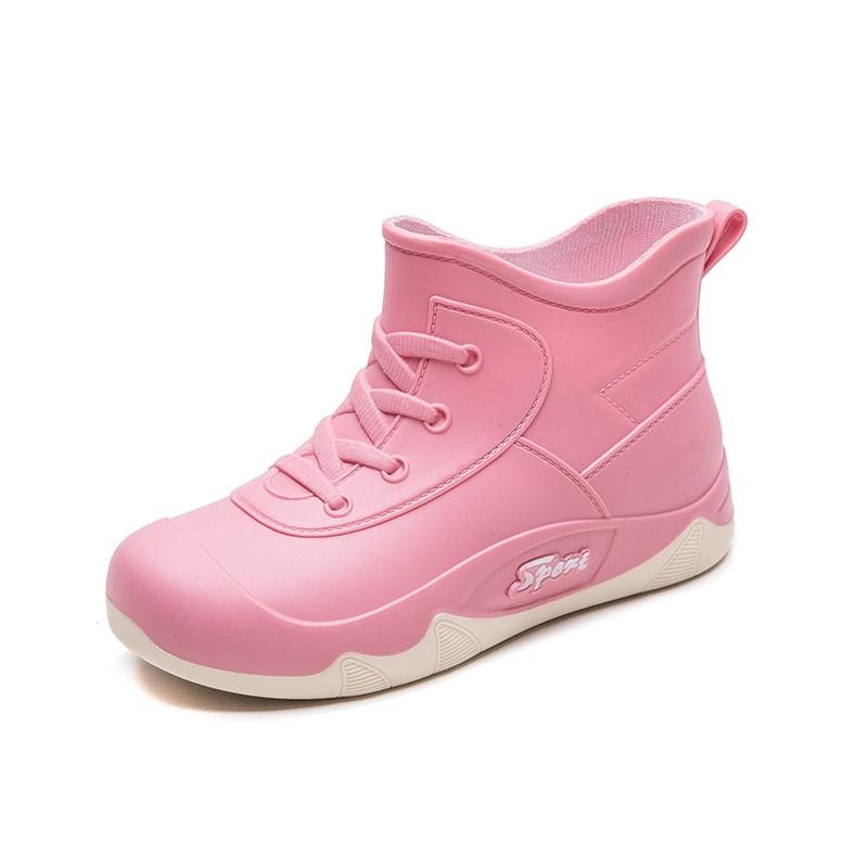 Women's Waterproof Short Ankle Boots Non-Slip Leather Sneakers Comfortable Casual Shoes