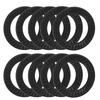 10pcs Steel Ribbed Lock Washer Spacers Washers Anti Skid Gaskets with Double Sided Ridges (M12)
