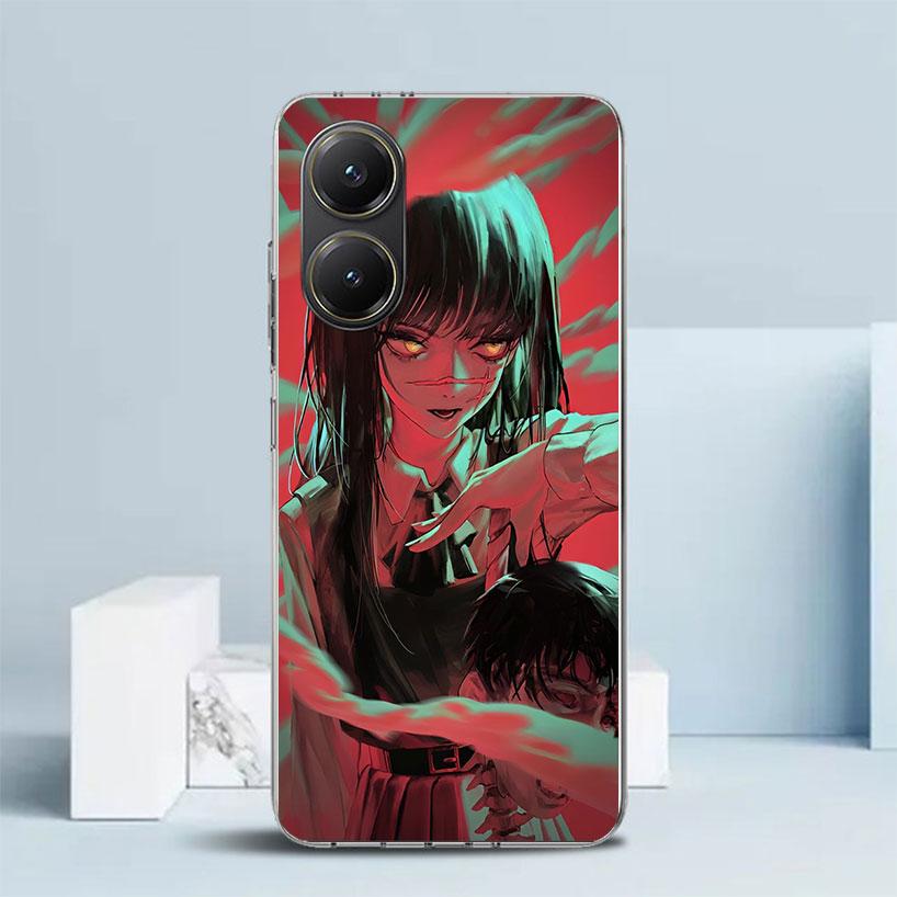 C-Chainsaw Mans Yoru War Devil Phone Case For Xiaomi Poco F7 Ultra X5 X6 X7 Pro M7 Redmi 15C 15 13C 13 12C 12 10C 10 10A 9 9C 9A